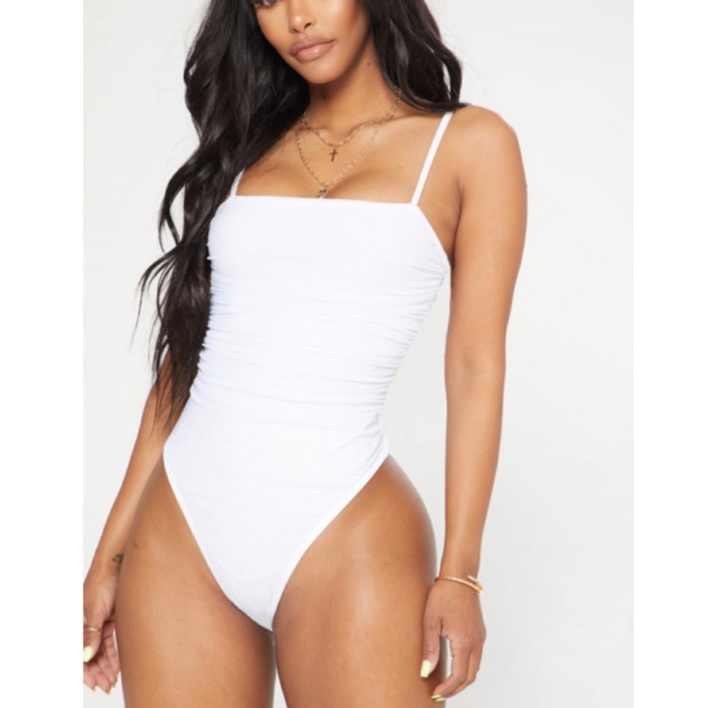 White Mesh Bodysuit